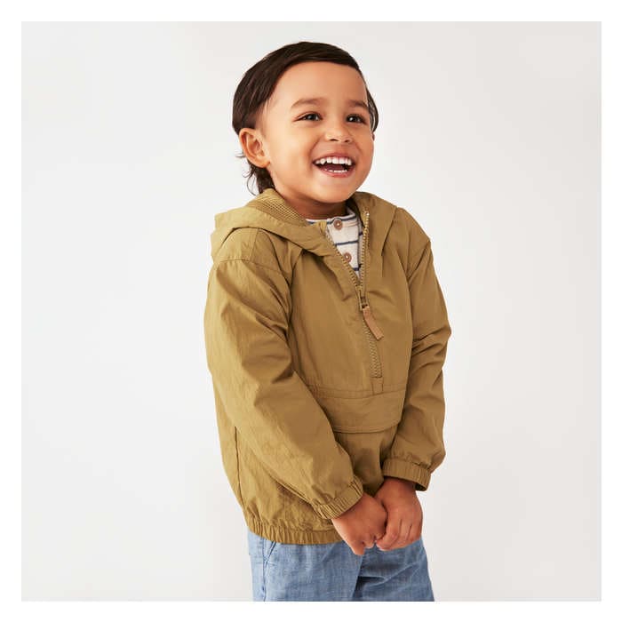 Toddler Boys' Crinkled Anorak